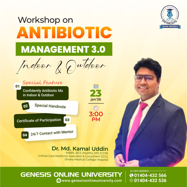 𝐎𝐅𝐅𝐋𝐈𝐍𝐄 𝐖𝐎𝐑𝐊𝐒𝐇𝐎𝐏 𝐎𝐍 𝐀𝐍𝐓𝐈𝐁𝐈𝐎𝐓𝐈𝐂 𝐌𝐀𝐍𝐀𝐆𝐄𝐌𝐄𝐍𝐓 𝐈𝐍𝐃𝐎𝐎𝐑 & 𝐎𝐔𝐓𝐃𝐎𝐎𝐑 𝟑.𝟎